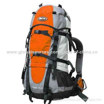 Hiking Backpack, Made of Nylon Polyester and Canvas, for moutain useNew